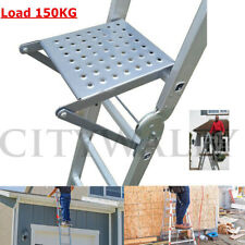Folding Step Platform Ladder Work Ladder Work Step Heavy Duty Bearing 150 KG UK