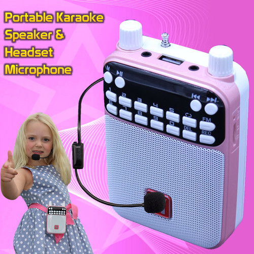 Portable karaoke machine - karaoke,