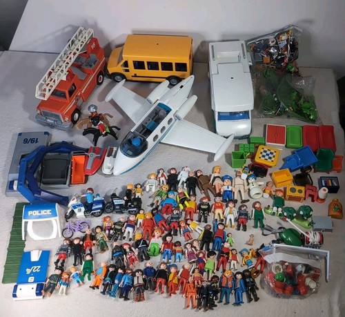 Playmobil police fire engine - police,