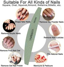 YNR 180/240 GRIT NAIL FILES
