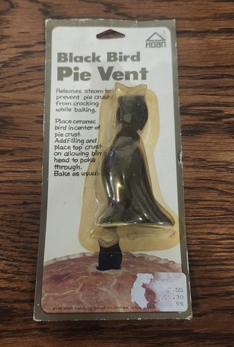 New hoan ceramic black bird - new,
