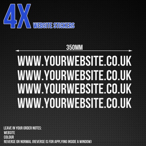 Custom website stickers - -,