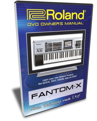 Roland fantom dvd video - fantom-x,