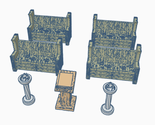 Church furniture pews - church,