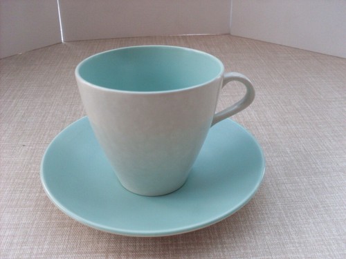 Poole pottery cup saucer - cup,
