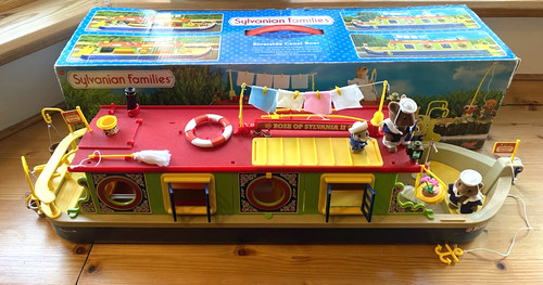 Sylvanian families canal boat - sylvanian,
