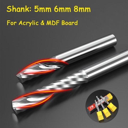 Carbide spiral router - spiral, bits