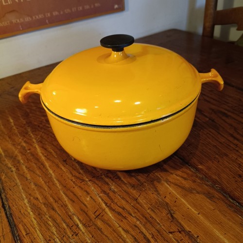 Vintage creuset mustard - le,