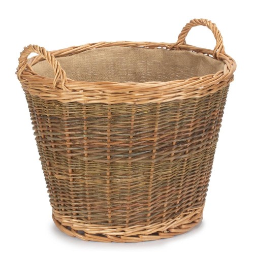 Wicker unpeeled log - unpeeled,