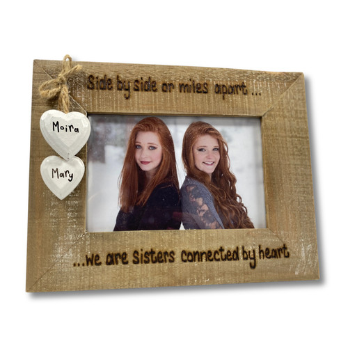 Sisters photo frame side - sisters, by