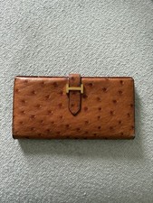 Hermes Ostrich Leather Bearn