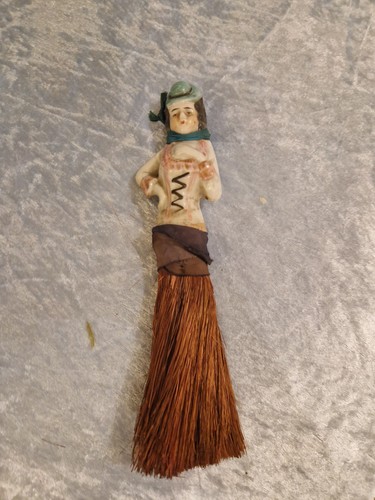 Antique boudoir brush doll - antique,