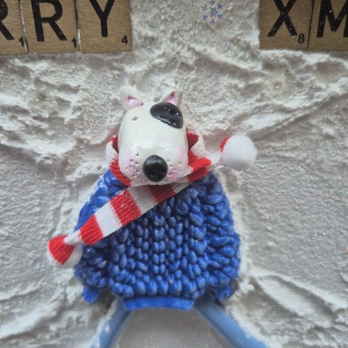 English bull terrier ornament - bull,