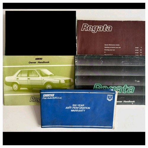 Fiat regata handbooks - regata,