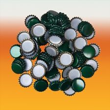 Pack Of 100 Green Crown Caps