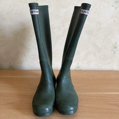 Hunter wellies green size - hunter,