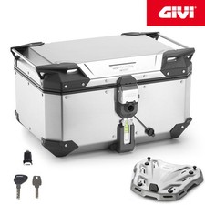 GIVI Trekker Evo 58LT Suitcase + BMW R 1200 GS Adventure 2018 Plate
