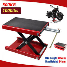 Motorcycle Center Scissor Lift Jack1100lbs/500kg, Motorbike Stand, Steel Repair
