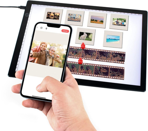 Slide viewer light pad - pad, for