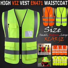 HI VIS VIZ VEST HIGH