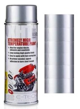 SATIN SILVER Brake Caliper Paint Spray Aerosol 400ml (VHT/S) Motorbike H