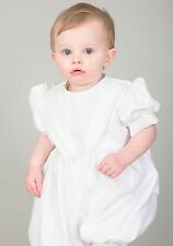  Baby Boys Christening Outfit / Christening Suit Romper White Diamond New