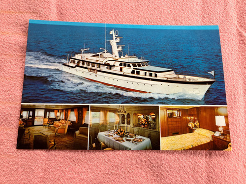 Giant postcard vtg blackhawk - vtg.,