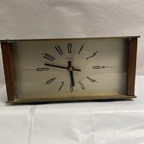 Vintage metamec mantel - vintage, clock