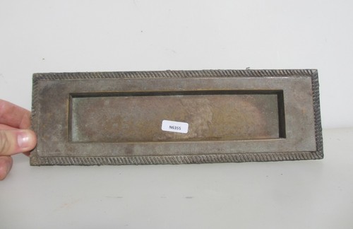 Vintage brass letterbox letter - vintage,