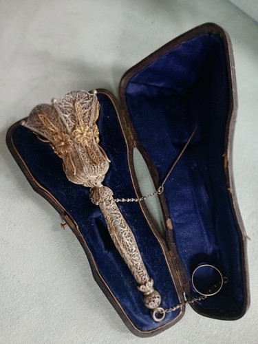 Antique silver and gold - silver,