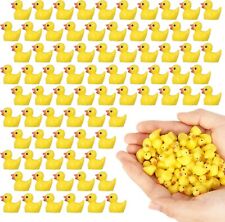 120 Pack Mini Ducks Tiny Ducks Little Ducks Plastic Ducks Mini Resin Ducks
