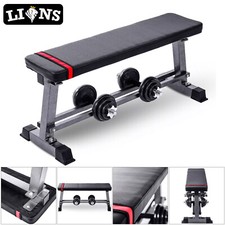 Heavy Duty Flat Bench Exercise Home Gym Workout Fitness Weight Lifting Training