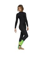 Black turtle neck long sleeve lycra dance catsuit - mixed sizes