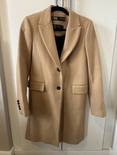 Zara Manteco Wool Camel Fitted