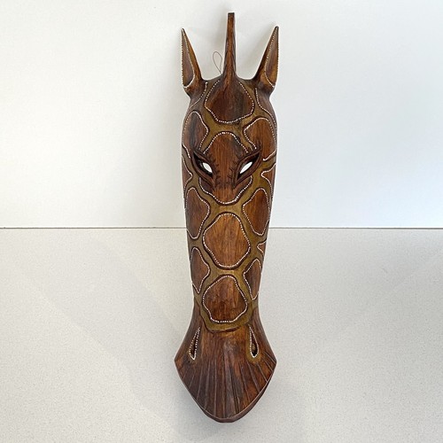 Wooden giraffe - wooden, carved