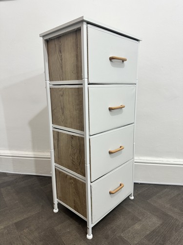 White drawers chest tallboy - white, 4