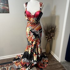 Terani Mermaid Floral Gown