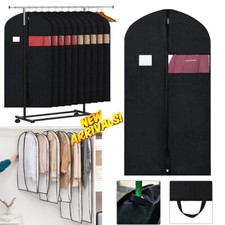 1xZip Up Hanging Suit Garment Bag Dress Coat Clothes Cover DustProof Storage Bag