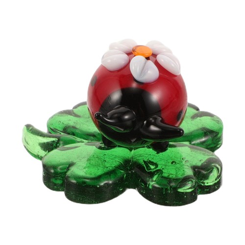 Glass ladybug figurine insect - glass, figurine,