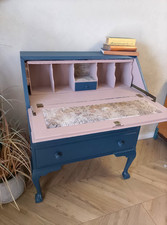 Vintage Wooden Bureau Writing
