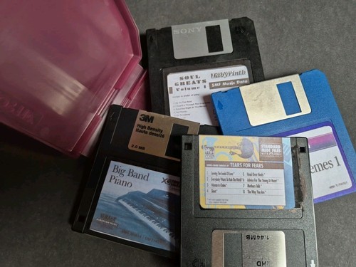 Midi song files floppy disks - midi,