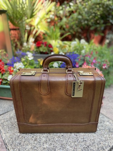Vintage leather briefcase - vintage,