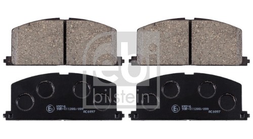 Brake pad set disc - disc, for