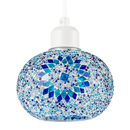 Light and dark blue mosaic - light,