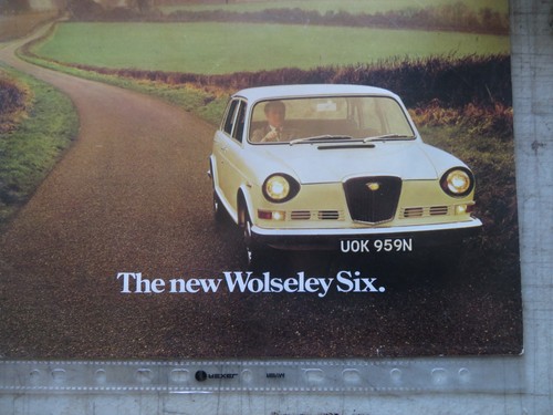 Wolseley six sales - , brochure