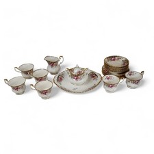 Royal Albert 'Autumn Roses' Bone China Tea Service 21 Piece Set for 6 - Preloved