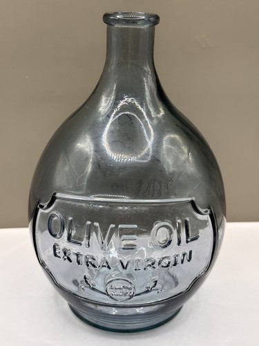 Vintage glass olive oil - glass,