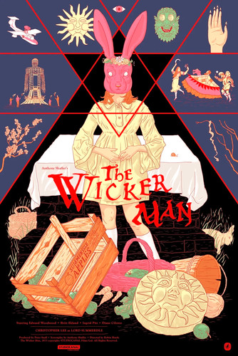 The wicker man print movie - the,