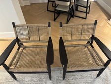 Flexform Tessa armchairs x2 in