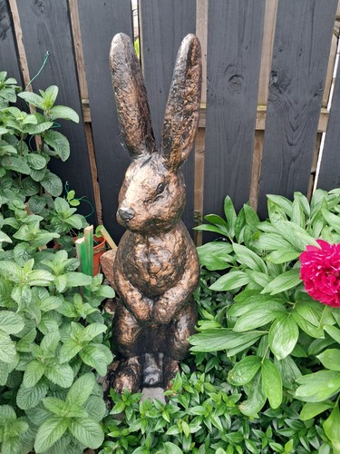 Hare concrete ornament latex - ornament,